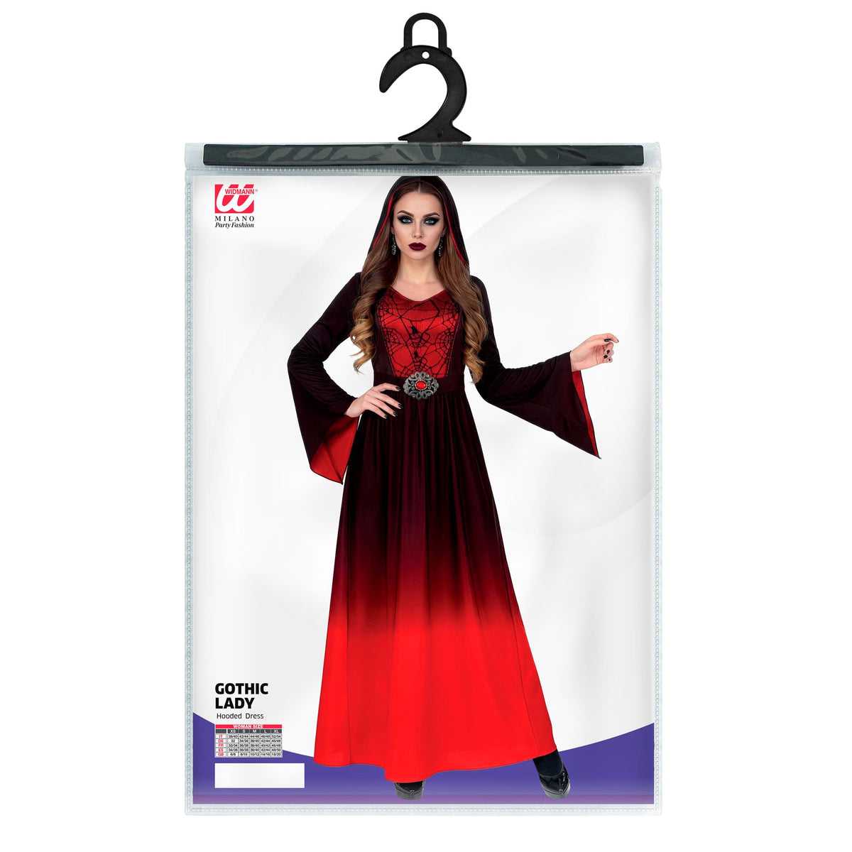 "GOTHIC LADY" (Kleid mit Kapuze)