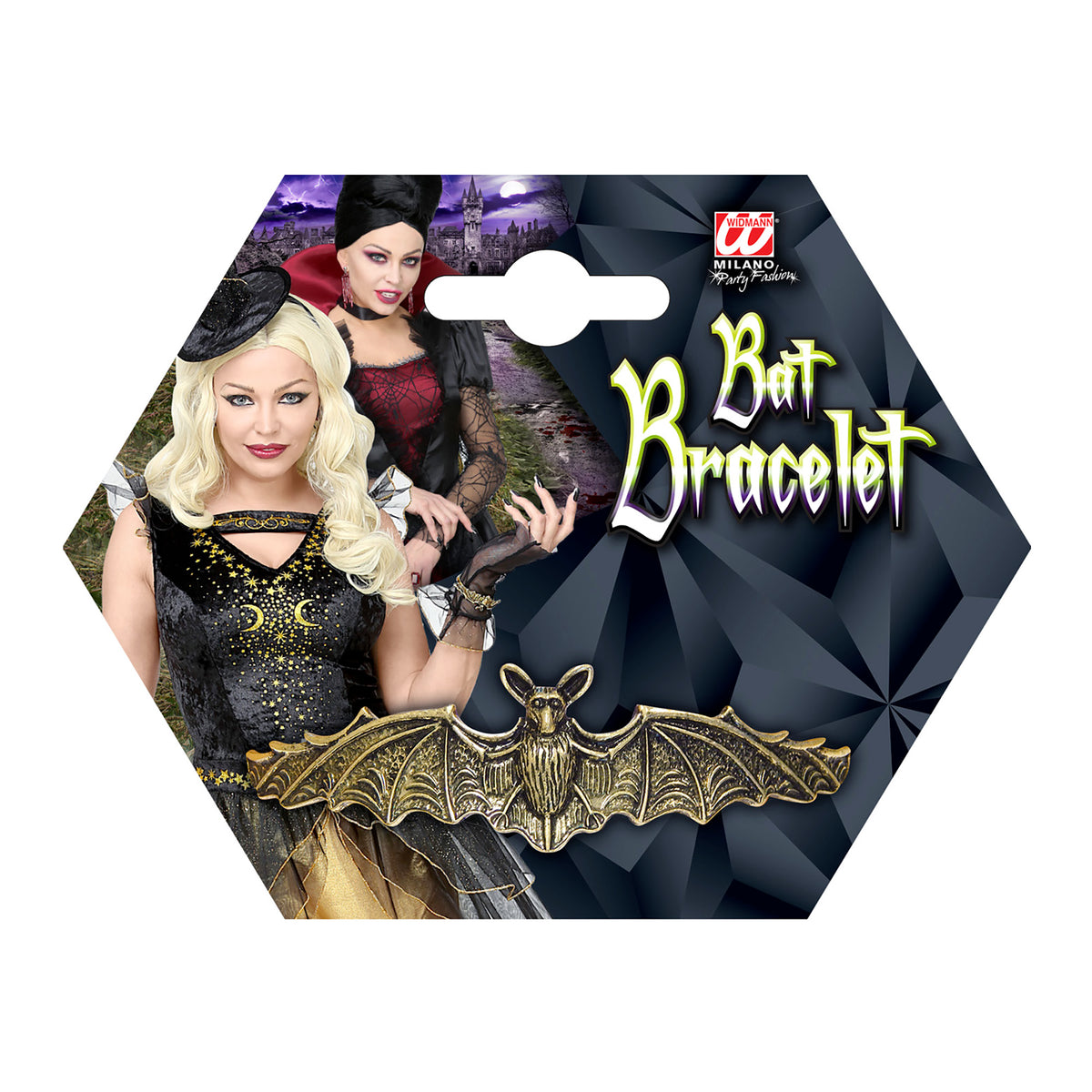 "GOLDENES FLEDERMAUS ARMBAND - VINTAGE LOOK"