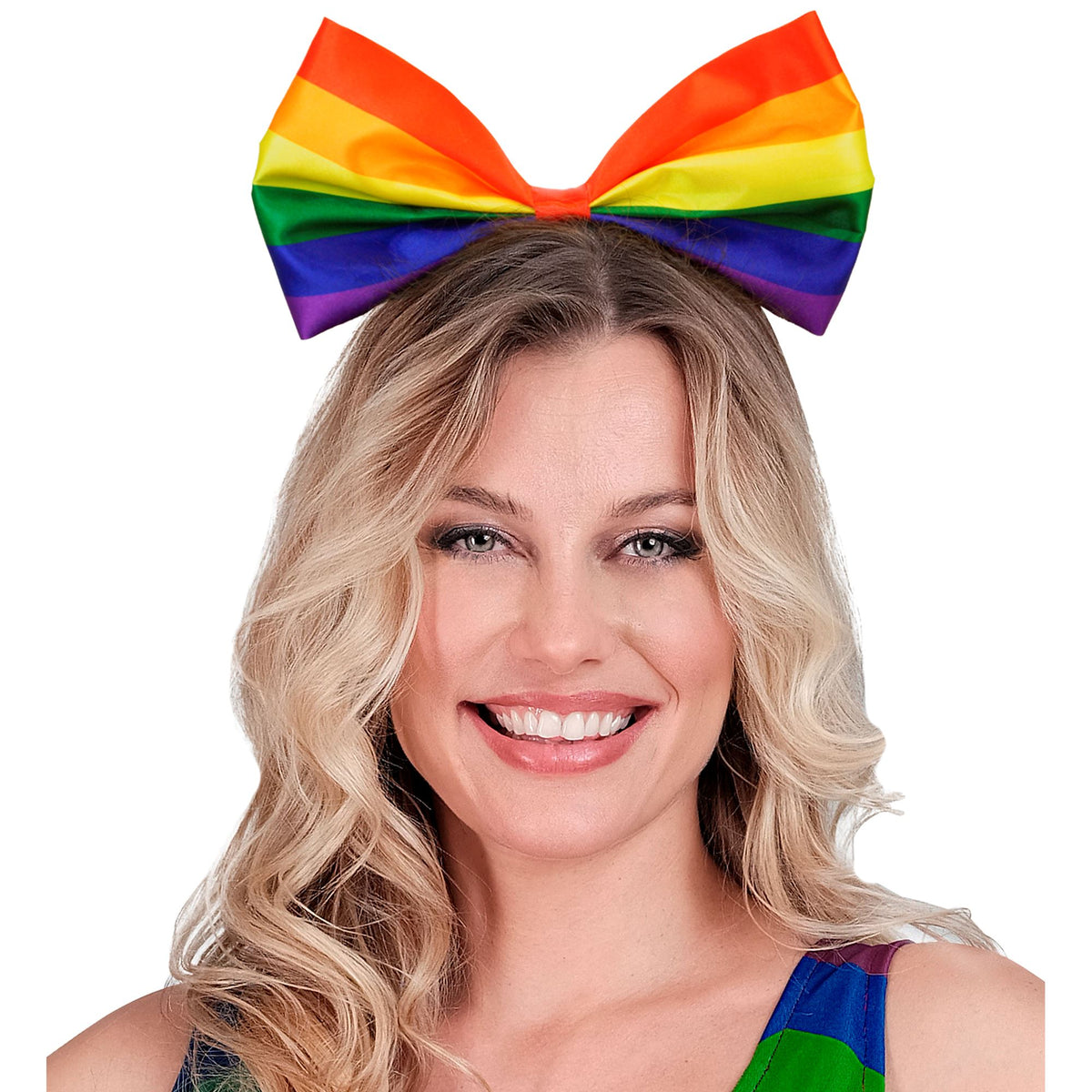 "REGENBOGEN SCHLEIFE HAARREIF"