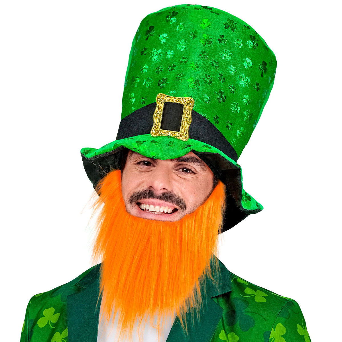 "ST. PATRICKS DAY ZYLINDER MIT BART" 23 cm