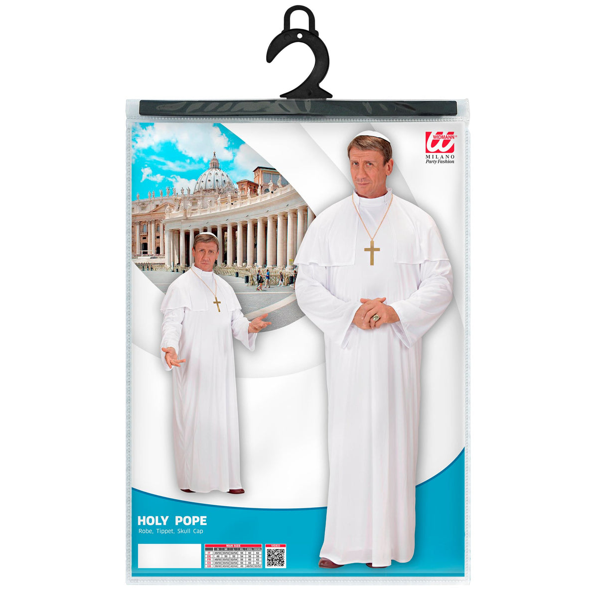 "HEILIGER PAPST" (Robe, Pelerine, Kalotte)