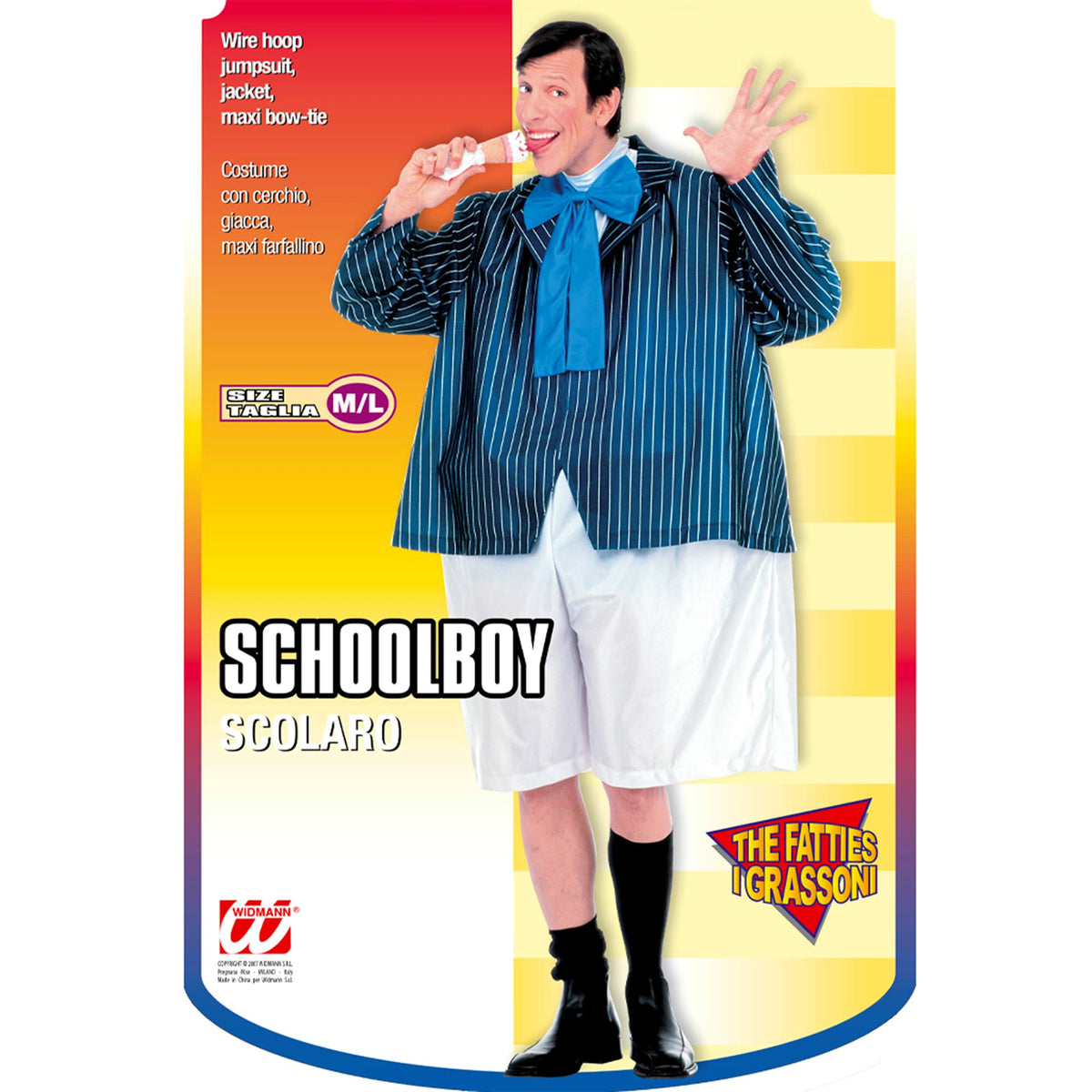 "DICKER SCHÜLER" (Reifhose, Jacke,Riesenfliege)