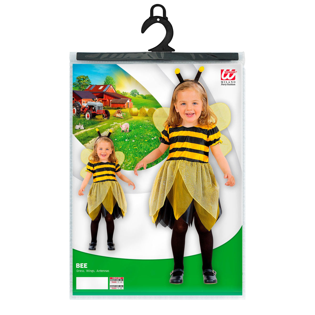 "BIENE" (Kleid, Flügel, Antennen)