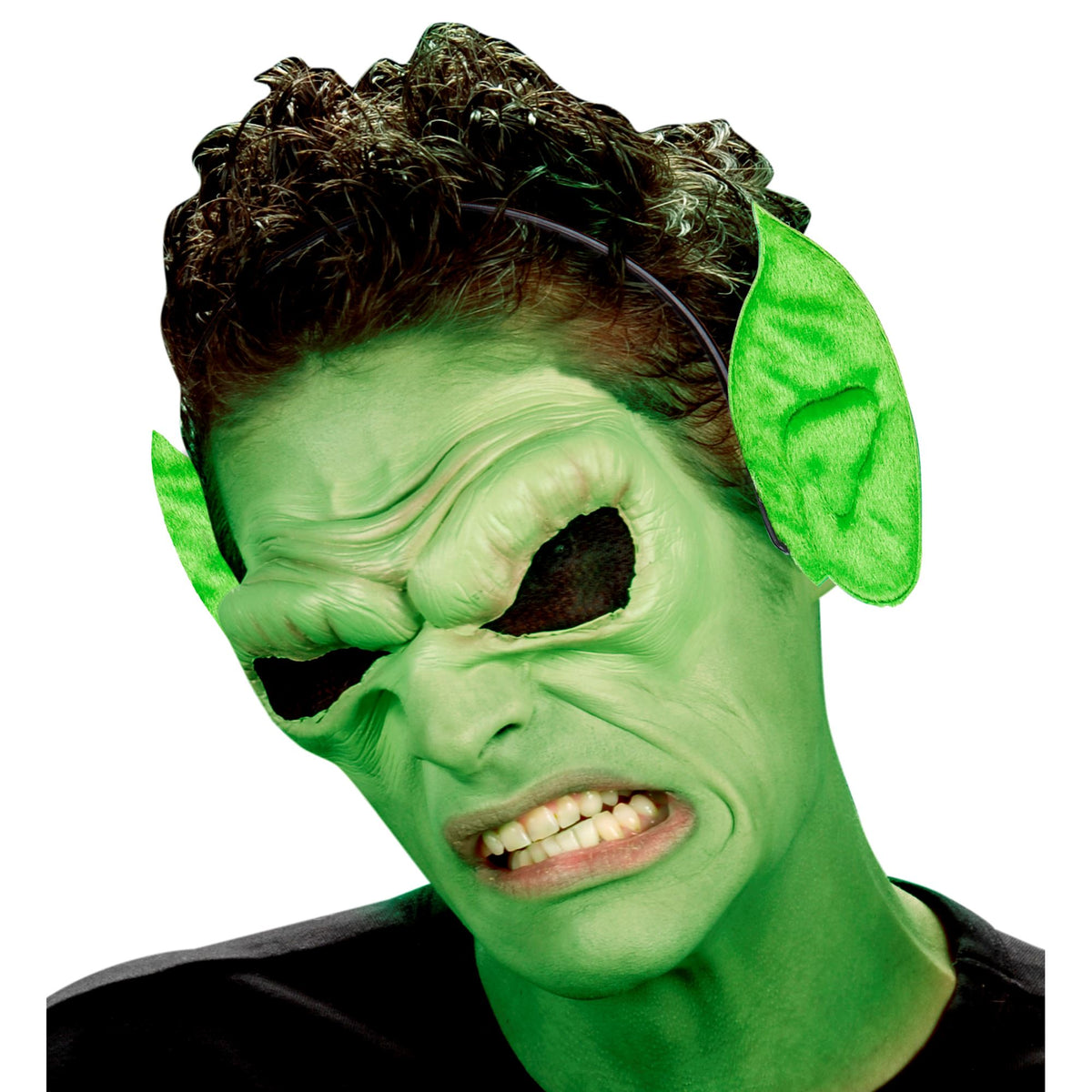 "HAARREIF MIT GRÜNEN SPITZOHREN" für Hexe, Elf, Alien, etc.