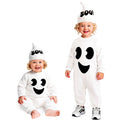 Widmann Geist-Kostüm Overall mit Kapuze für Fasnacht und Halloween – Produktansicht