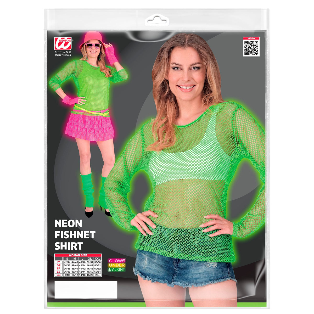 "NEON GRÜNES NETZSHIRT"