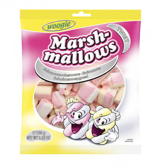 Woogie Marshmallow Twist 100g Packung
