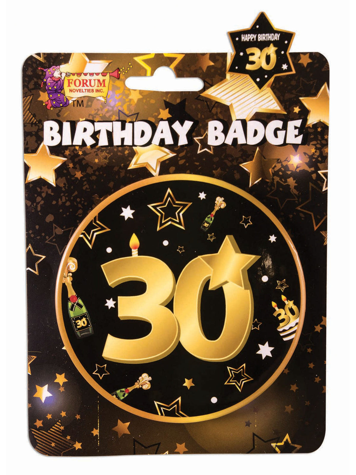 Rubies 30Th Birthday Badge Clothing Accessories