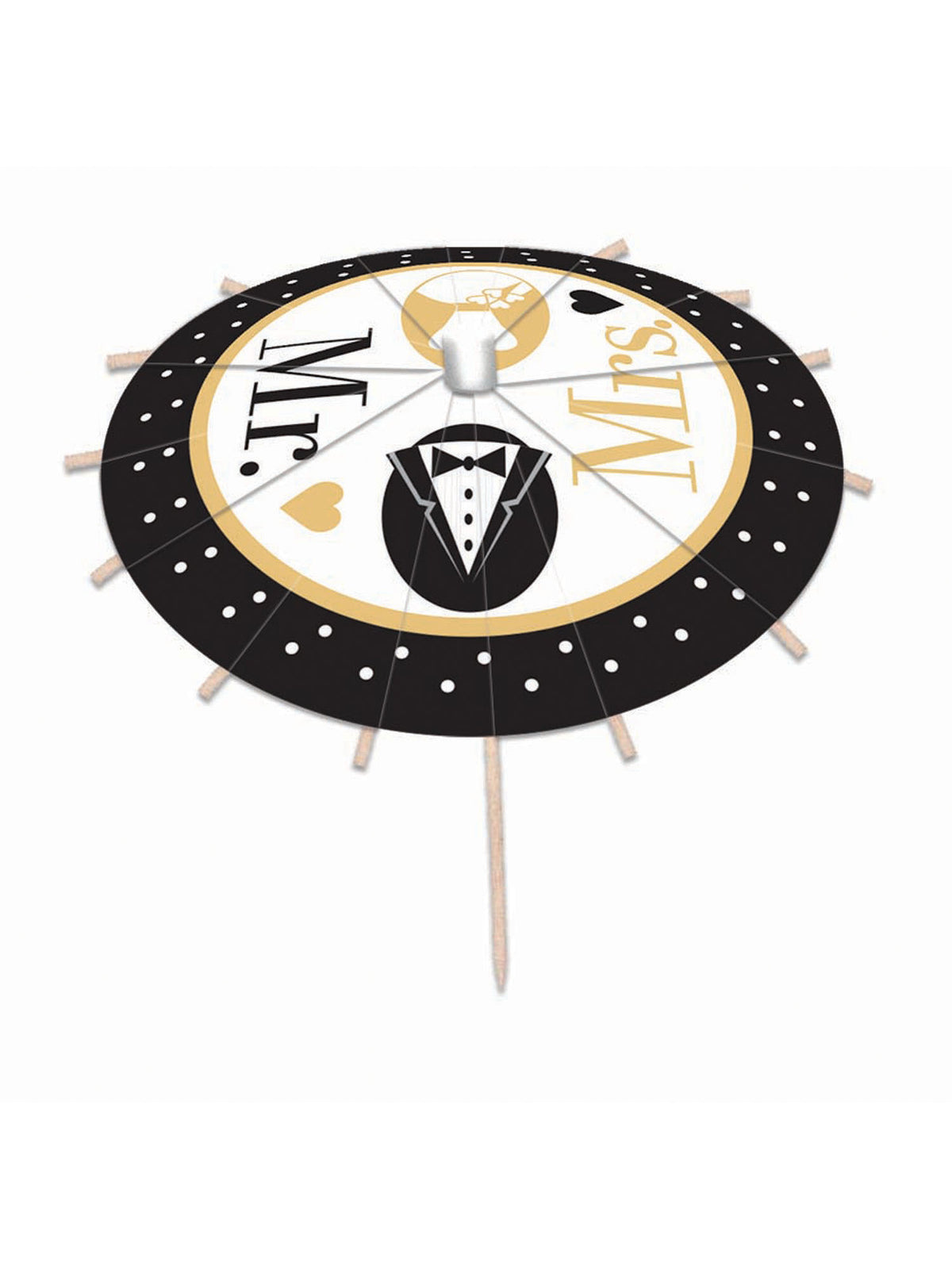 Rubies Drink Umbrella Wedding Tablewear
