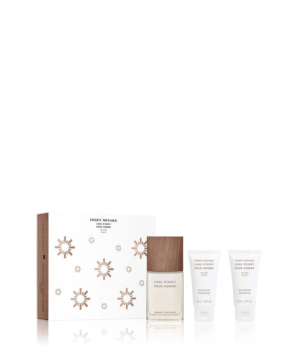 Issey Miyake Körperpflegeset Xmas 2023 Set Issey Miyake: L'Eau d'Issey Vetiver, Eau De Toilette, For Men, 50 ml + L'Eau d'Iss