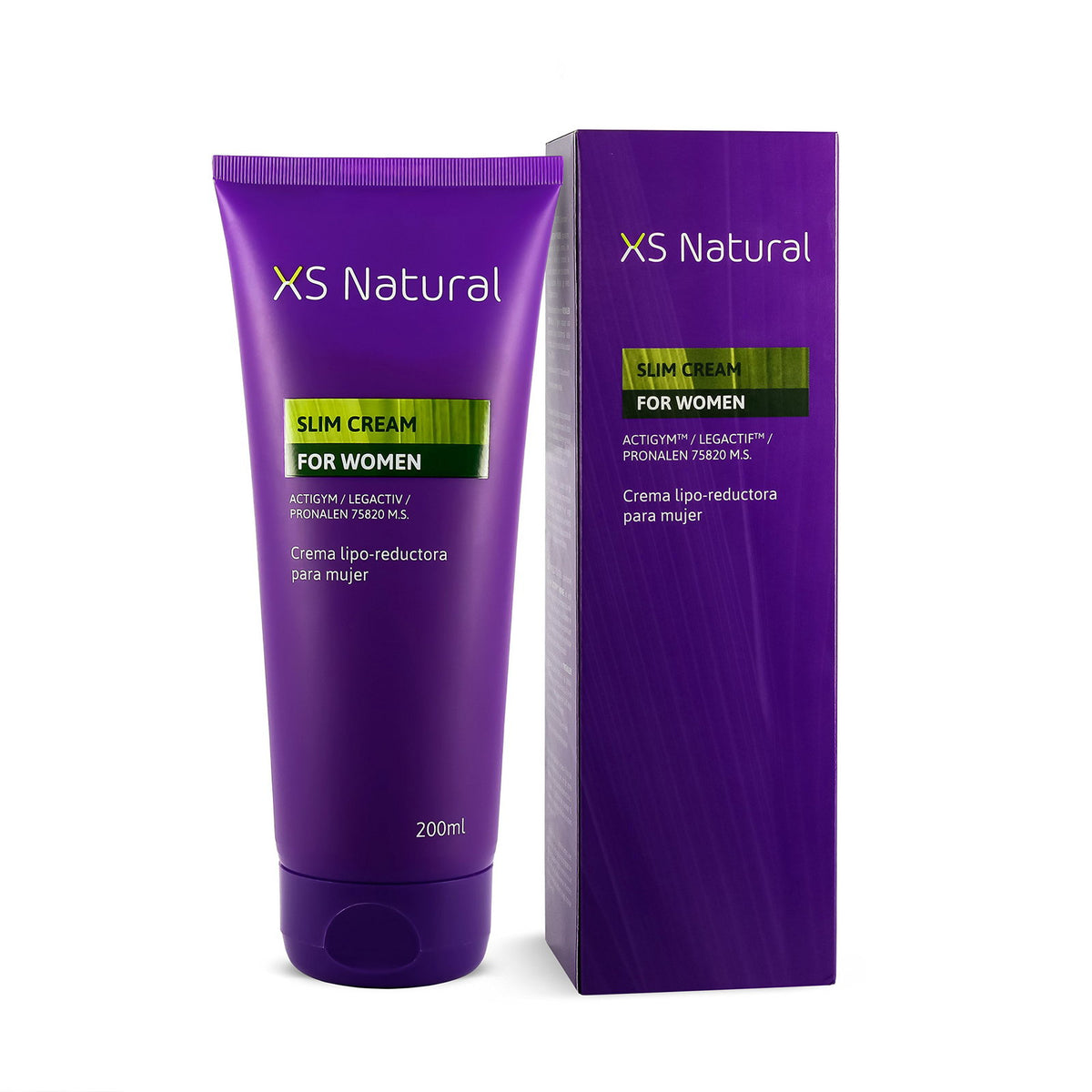 XS Natural, Slim, Anti-Cellulite & Schlankheits, Lokale Behandlungscreme, 200 ml