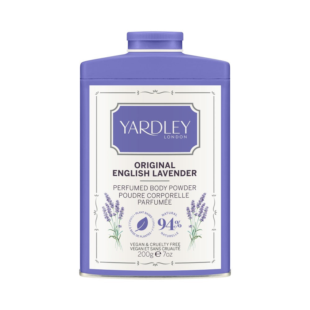 Yardley, English Lavender, Beruhigend, Körperpuder, 200 g