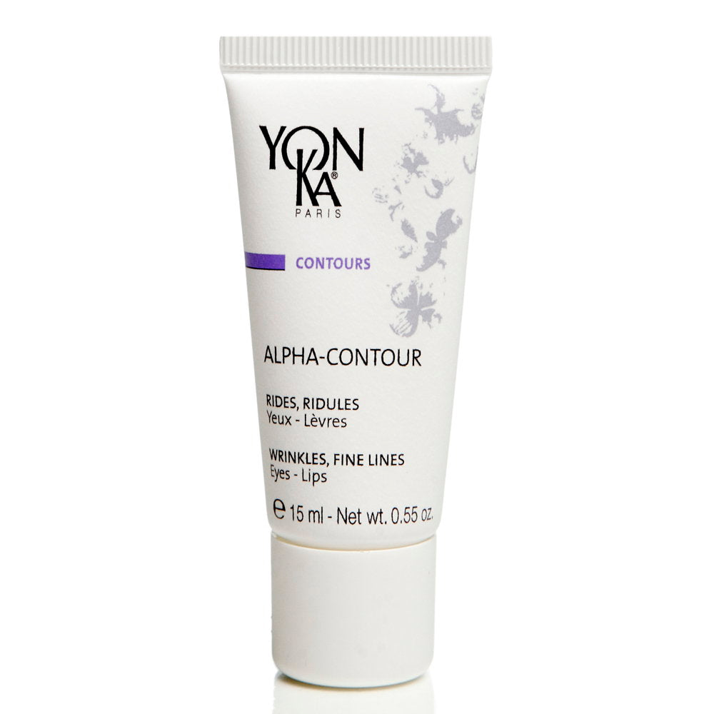 YonKa, Alpha-Contour, Hydratisierend, Nacht, Sahne, Für Augen & Lippen, 15 ml *Tester