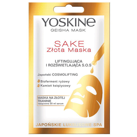 Yoskine Yoskine, Geisha, Heben, Gesichtsmaske, Gesicht, 20 ml Regular