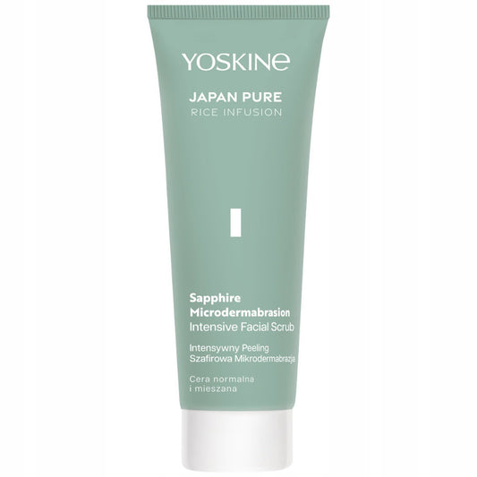 Yoskine Yoskine, Japan Pure, Saphir-Mikrodermabrasion, Peeling, Reinigungspeeling, Gesicht, 75 ml Regular