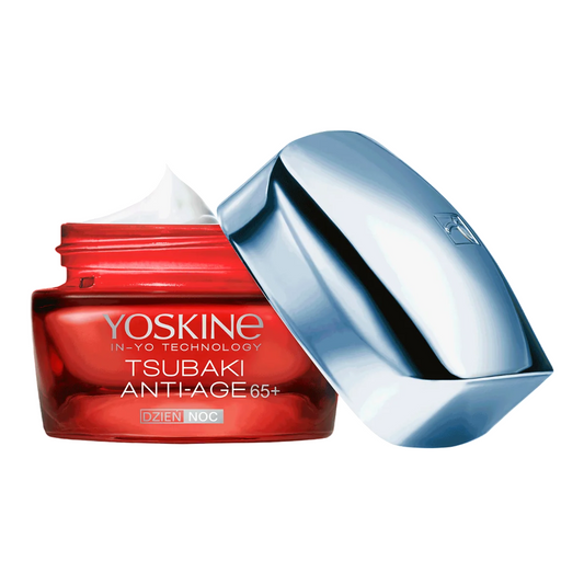 Yoskine Yoskine, Tsubaki 65+, Anti-Aging, Tag & Nacht, Sahne, Gesicht, 50 ml Regular