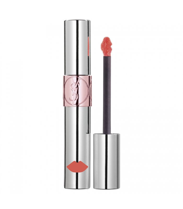 Yves Saint Laurent Yves Saint Laurent, Volupte Liquid Colour Balm, Dauerhafte Pflege, Lippenbalsam, 5, Schau mich orange an,