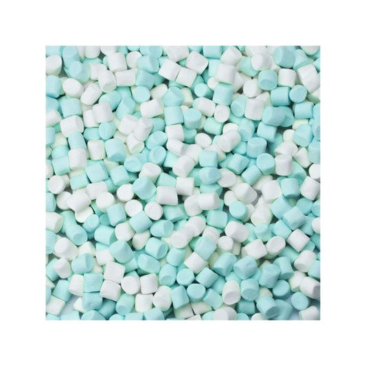 ZED Candy Mini Marshmallows Blau Weiss 100g - Candyshop.ch