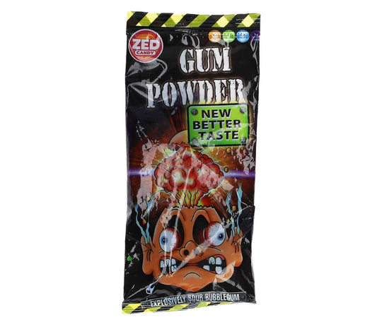 ZED Candy Gum Powder 30g extrasaures Kaugummi-Granulat Tutti-Frutti Geschmack