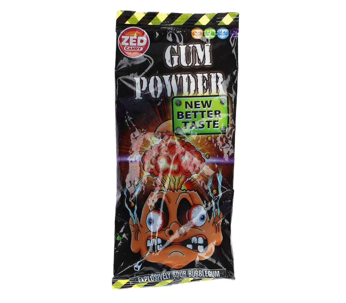 ZED Candy Gum Powder 30 g extrasaures Kaugummi-Granulat mit Tutti-Frutti-Geschmack