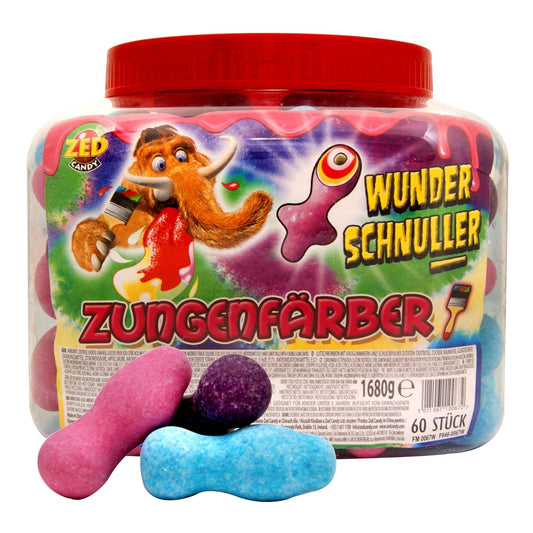 ZED Candy Mammouth Wunderschnuller Zungenfärber - Fruchtiges Bonbon mit Zungenfärbung