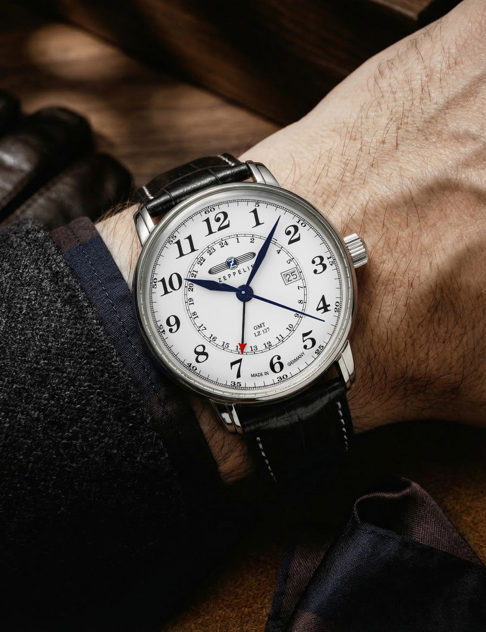 ZEPPELIN 76421 Analoguhr Armbanduhr 40 mm ansicht-3