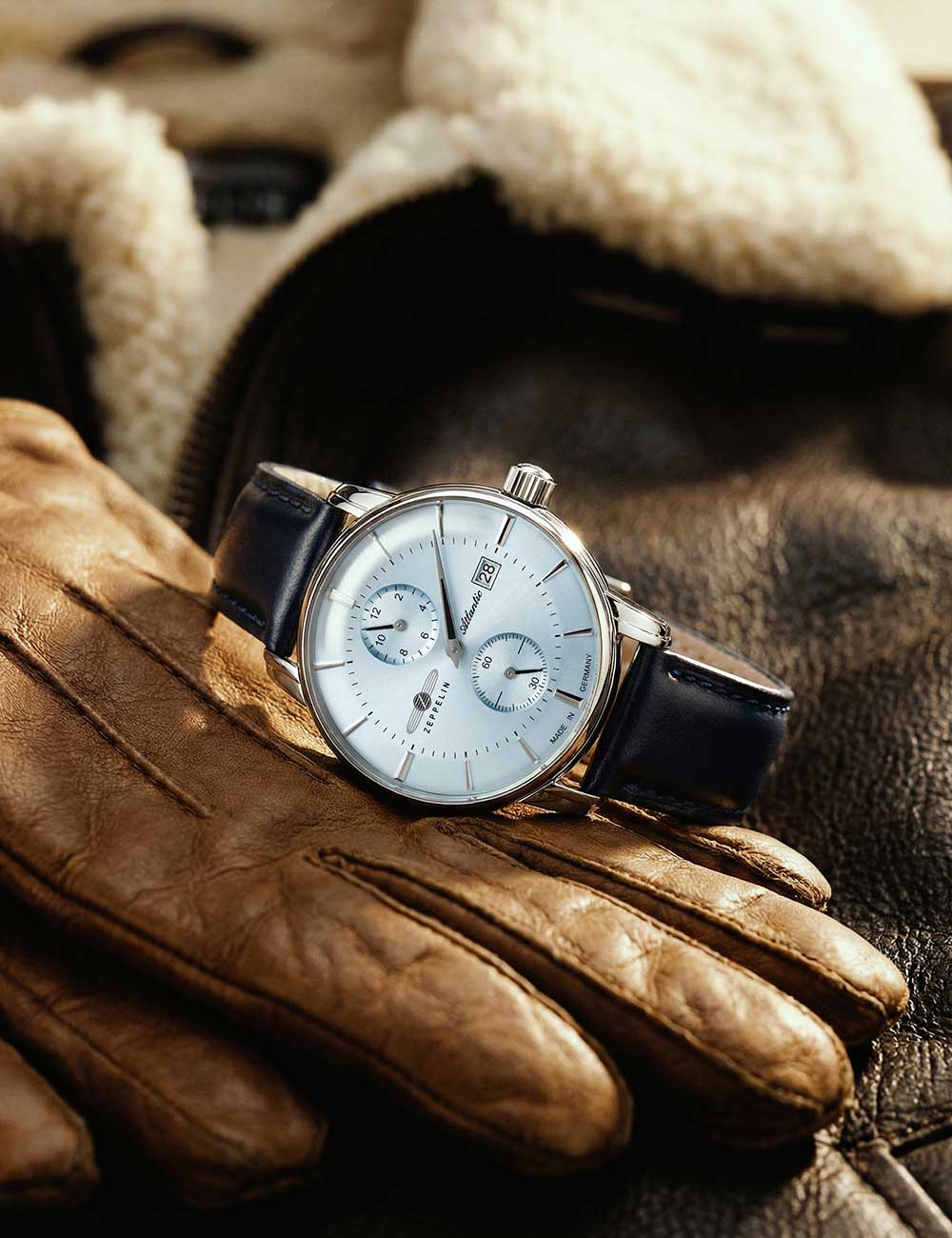 ZEPPELIN 84263 Analoguhr Armbanduhr 40 mm ansicht-3