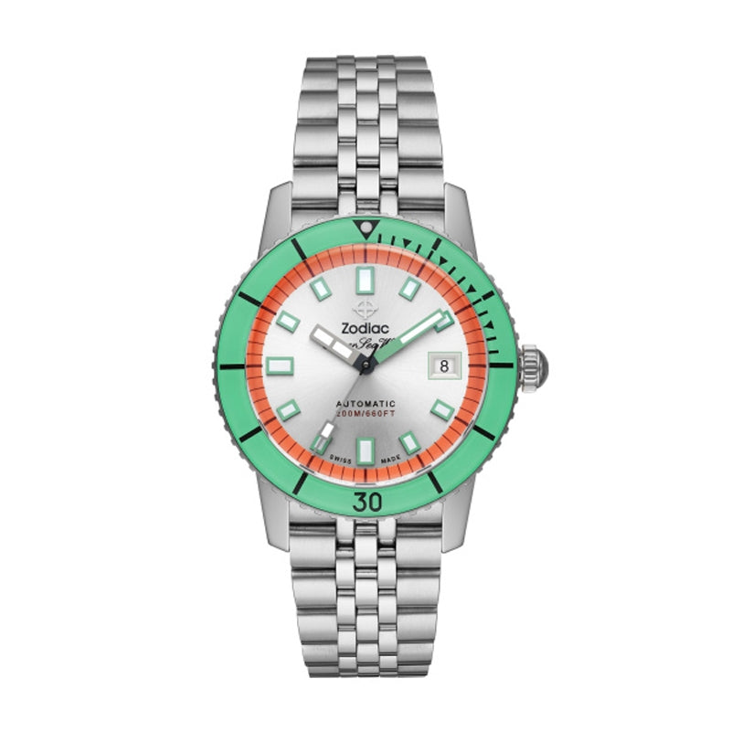 ZODIAC ZO9269 Date Armbanduhr 40 mm ansicht-3