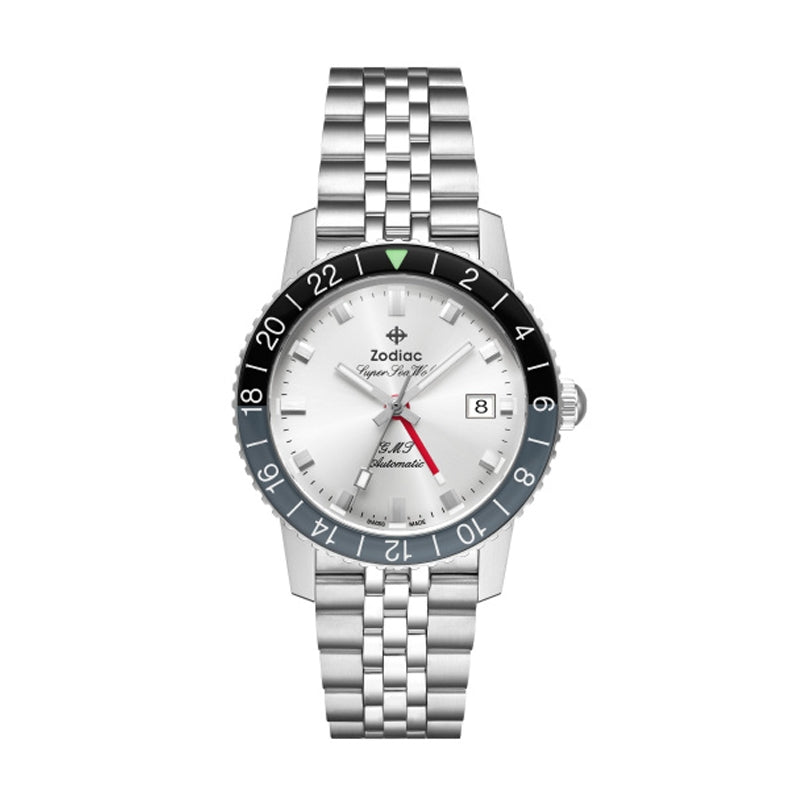 ZODIAC ZO9415 GMT - Date Armbanduhr 40 mm ansicht-3