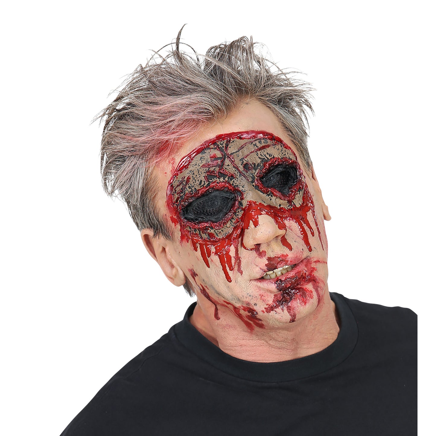 "ZOMBIE AUGEN- FX LATEX PROTHESE" mit 2 St. flüssigem Latexkleber – Ansicht 4