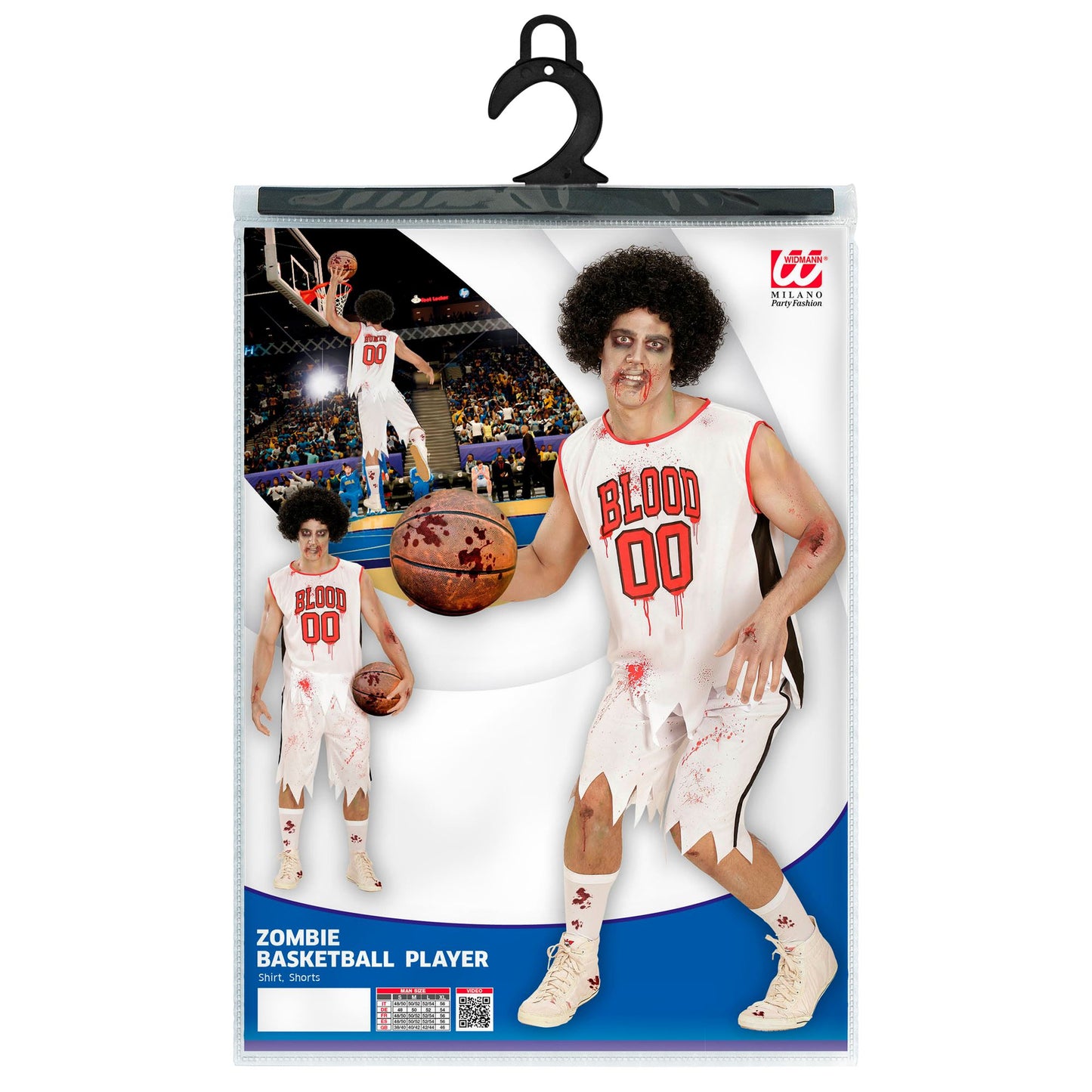 "ZOMBIE BASKETBALLSPIELER" (Shirt, Shorts) – Ansicht 4