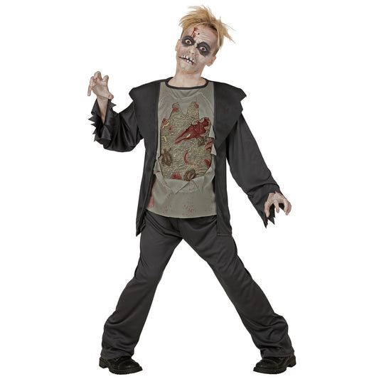 "ZOMBIE" (Jacke mit zerrissenem T-Shirt, Hose) – Vorderansicht