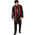 "ZOMBIE PRIESTER" (Robe, Schal, Kreuz) – Vorderansicht