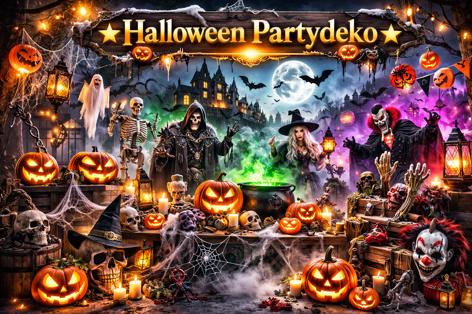 Halloween Partydeko