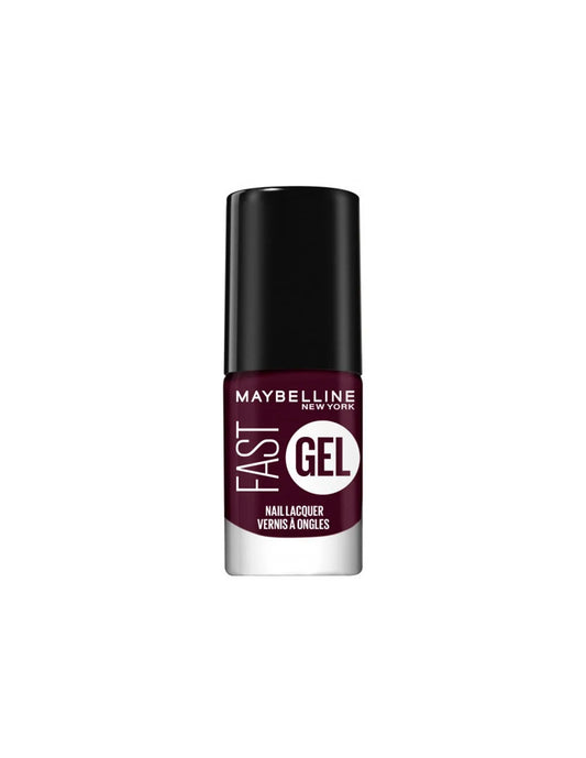 MAYBELLINE Fast Gel Nail Lacquer Nagellack 13 Possessed Plump Dunkelrot Nagelpflege