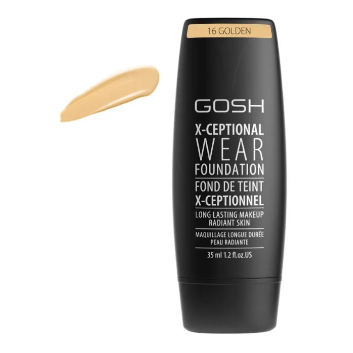 GOSH GOSH X-Ceptional Wear Foundation Long Lasting Make-up 16 Golden 35 ml