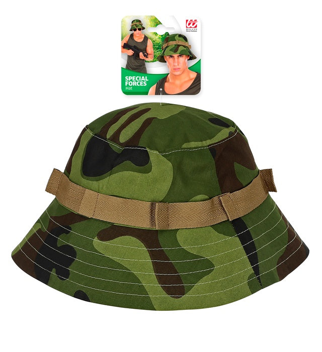 Special Forces Hut in Tarnfarben für Fasnacht und Karneval