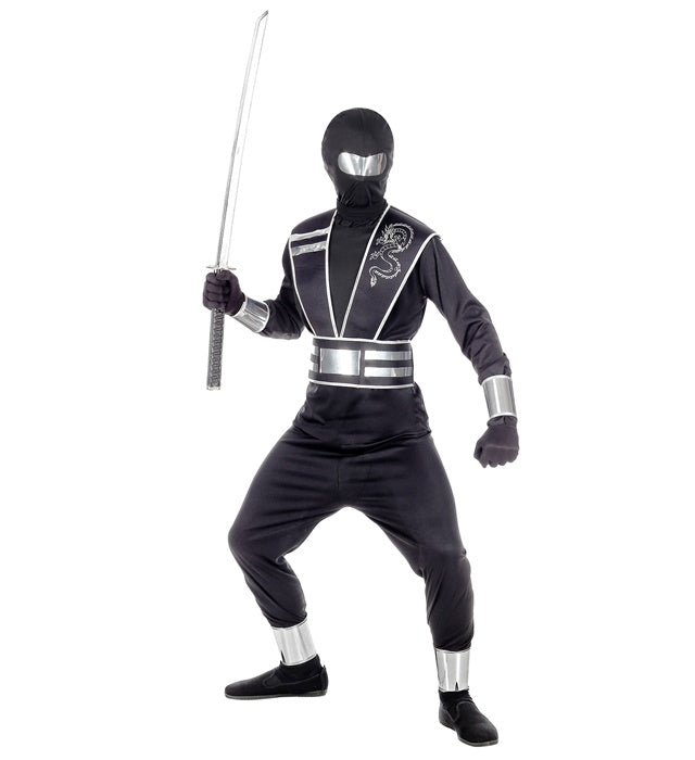SPIEGELNINJA Kostüm-Set mit Maske und Rüstung für Fasnacht und Karneval