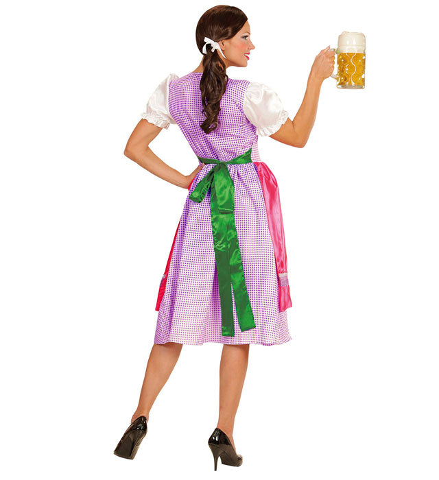 Traditionelles Dirndl Kleid mit passender Schürze für Fasnacht