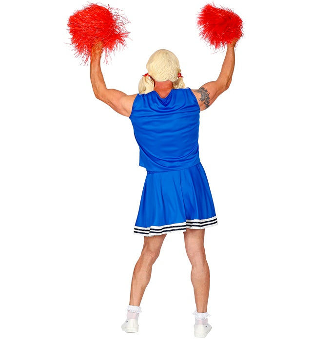 Cheerleader Kostüm bestehend aus Oberteil und Rock in sportlichem Design