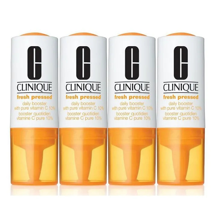 Clinique Fresh Pressed Daily Booster mit reinem Vitamin C 4 x 8,5 ml