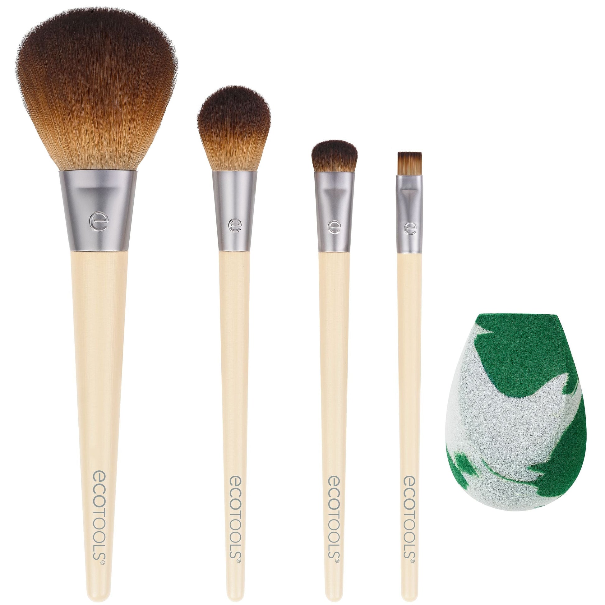 ECOTOOLS ECOTOOLS The Core Five Set 5-teiliges Kosmetik-Pinsel-Set