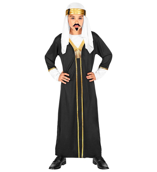 Sultan Kostüm bestehend aus Tunika, Robe und Turban für Fasnacht und Karneval