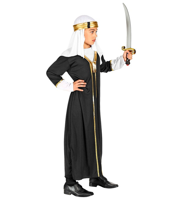 Sultan Kostüm bestehend aus Tunika, Robe und Turban für Fasnacht und Karneval