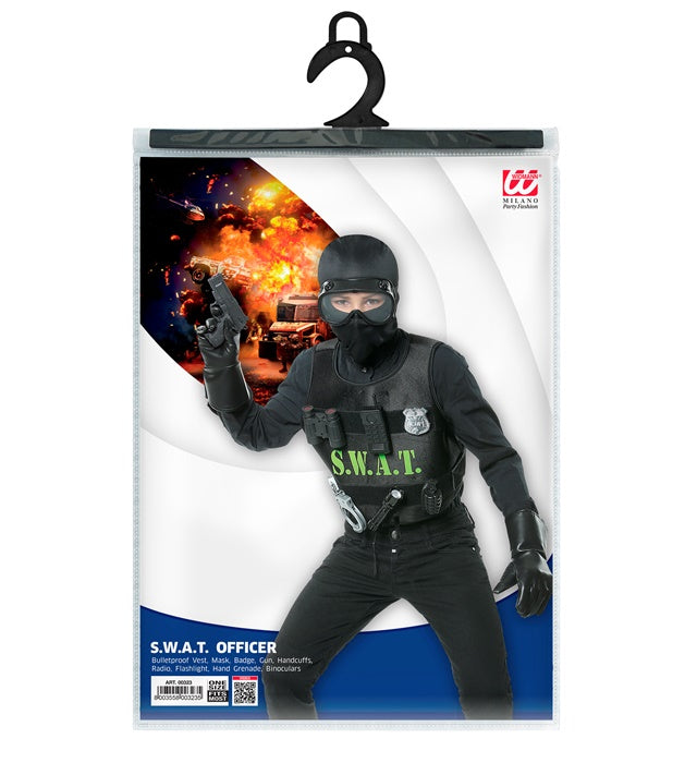 S.W.A.T. Einsatz-Set mit kugelsicherer Weste, Maske und taktischem Zubehör