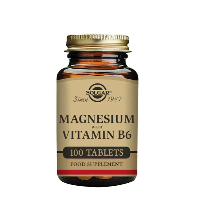 SOLGAR SOLGAR Magnesium mit Vitamin B6 100 Tabletten Nahrungsergänzung Kosmetik