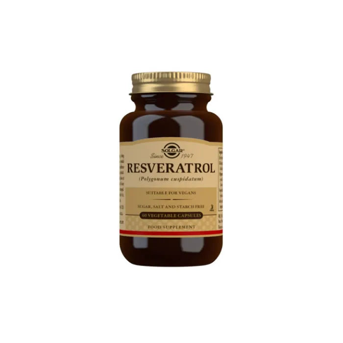 SOLGAR SOLGAR Resveratrol 100 mg 60 Kapseln Nahrungsergänzungsmittel Kosmetik
