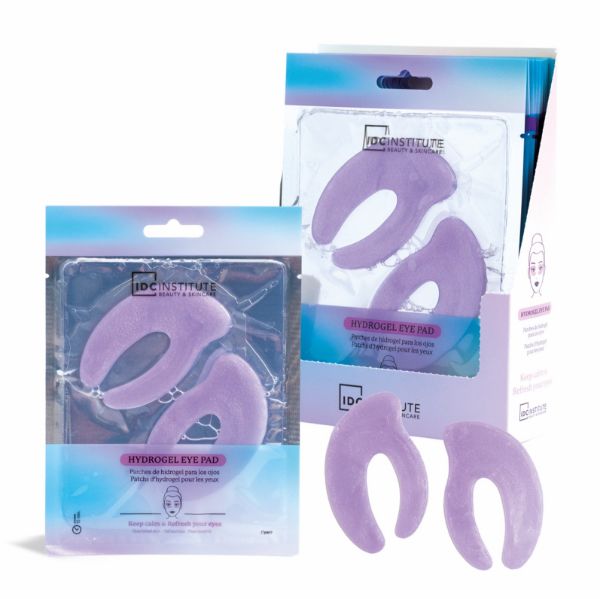 IDC INSTITUTE IDC Institute C-förmige Glitzer Eye Pads in Lila für die Augenpflege Kosmetik