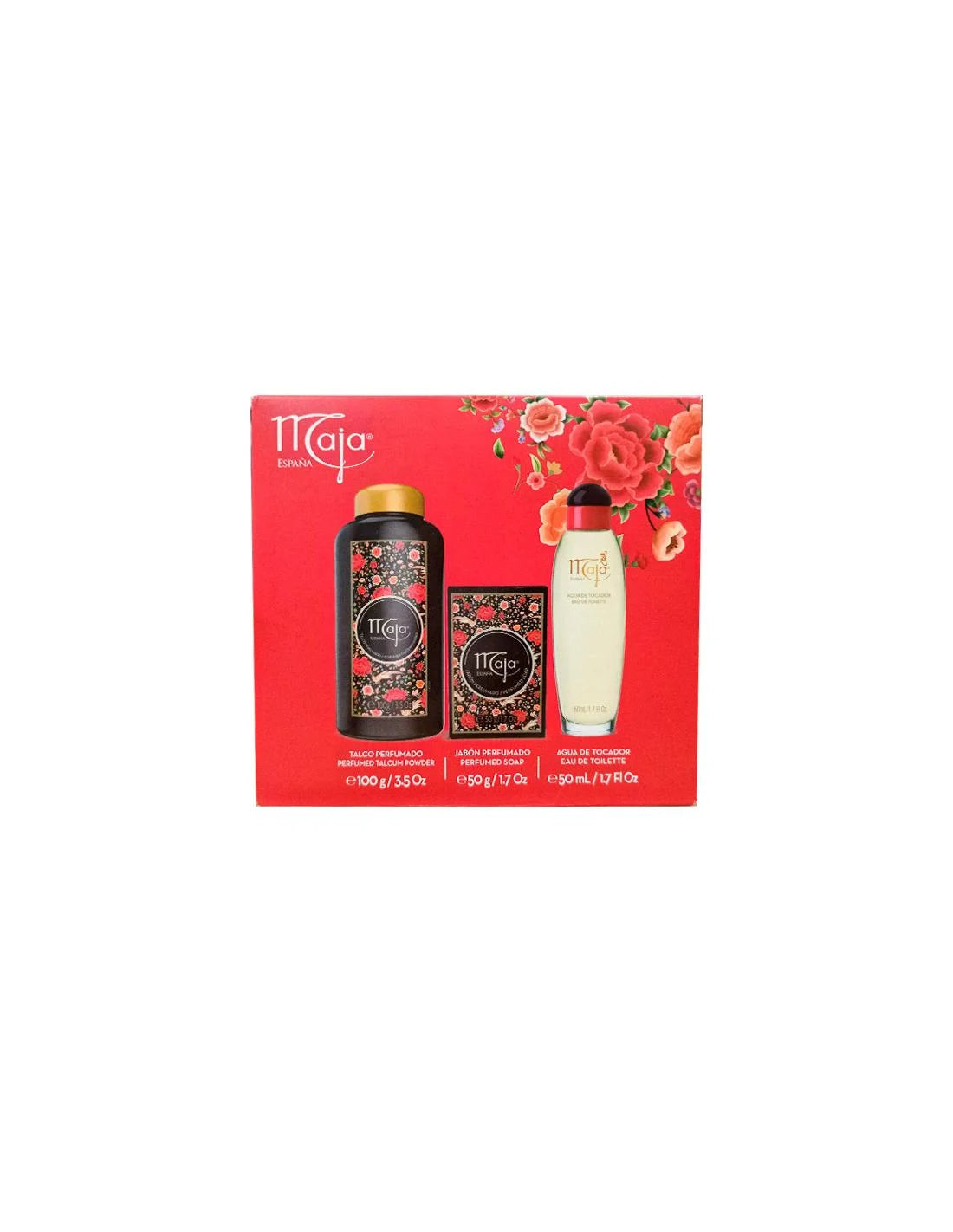MAJA MAJA EdT Spray 50 ml Talco 100 g Jabon 50 g Set Parfüm