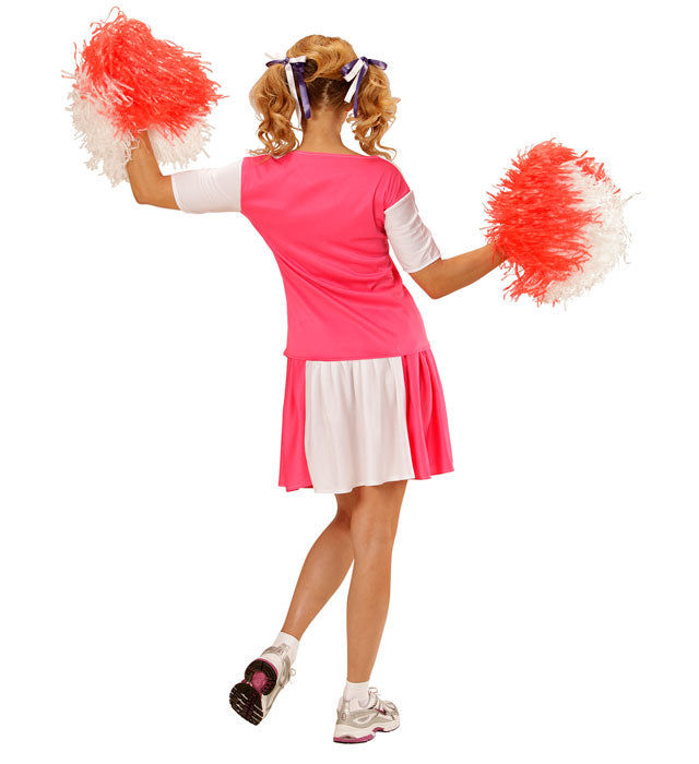Cheerleader Kostüm Set mit Oberteil und Rock für Fasnacht und Karneval